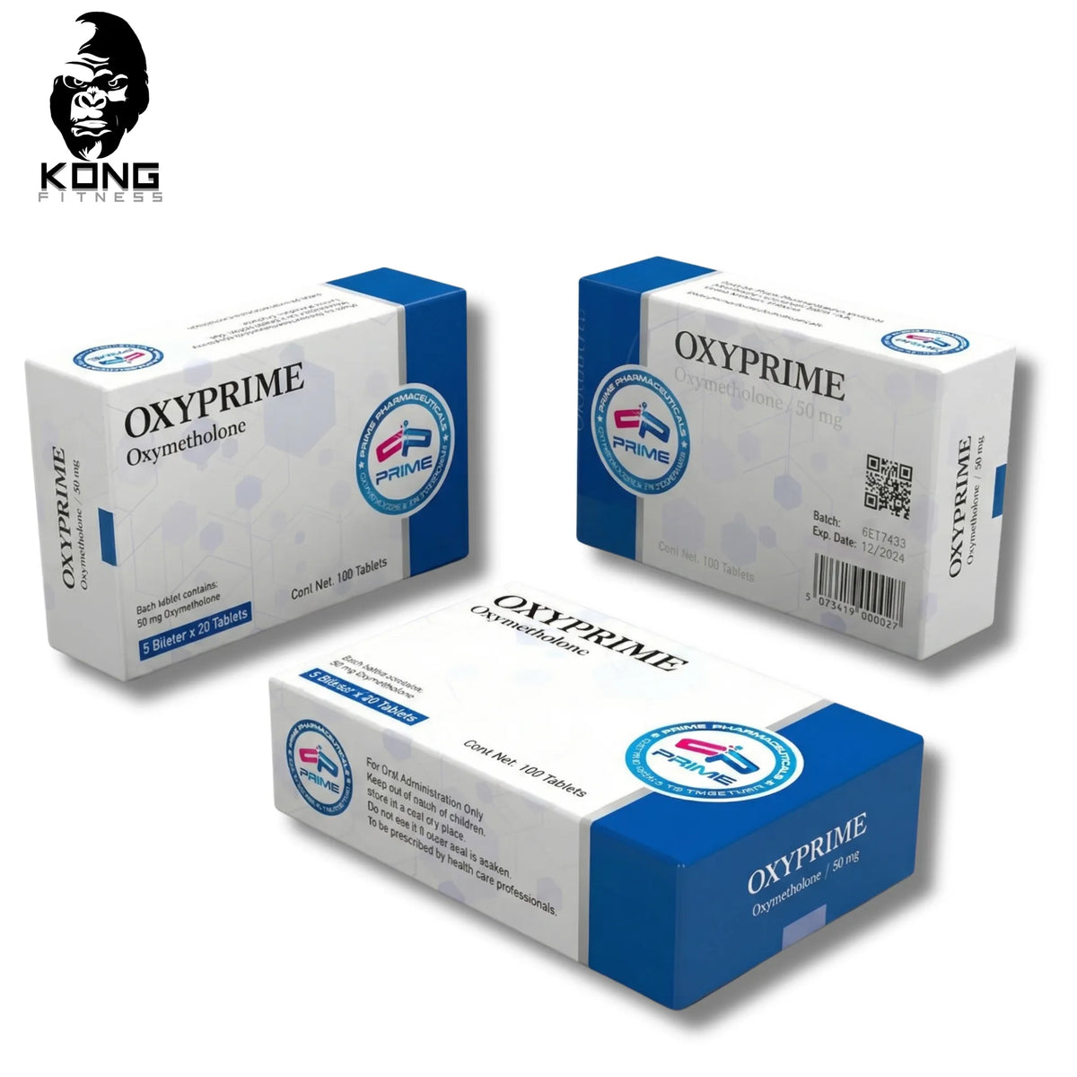 OXYPRIME - (OXIMETALONA - ORAL) - 50MG/TAB 100 TABLETAS - PRIME PHARMACEUTICALS