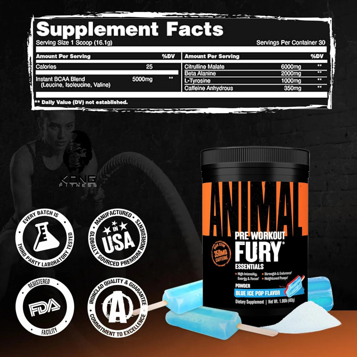 UNI ANIMAL FURY 30 SERV