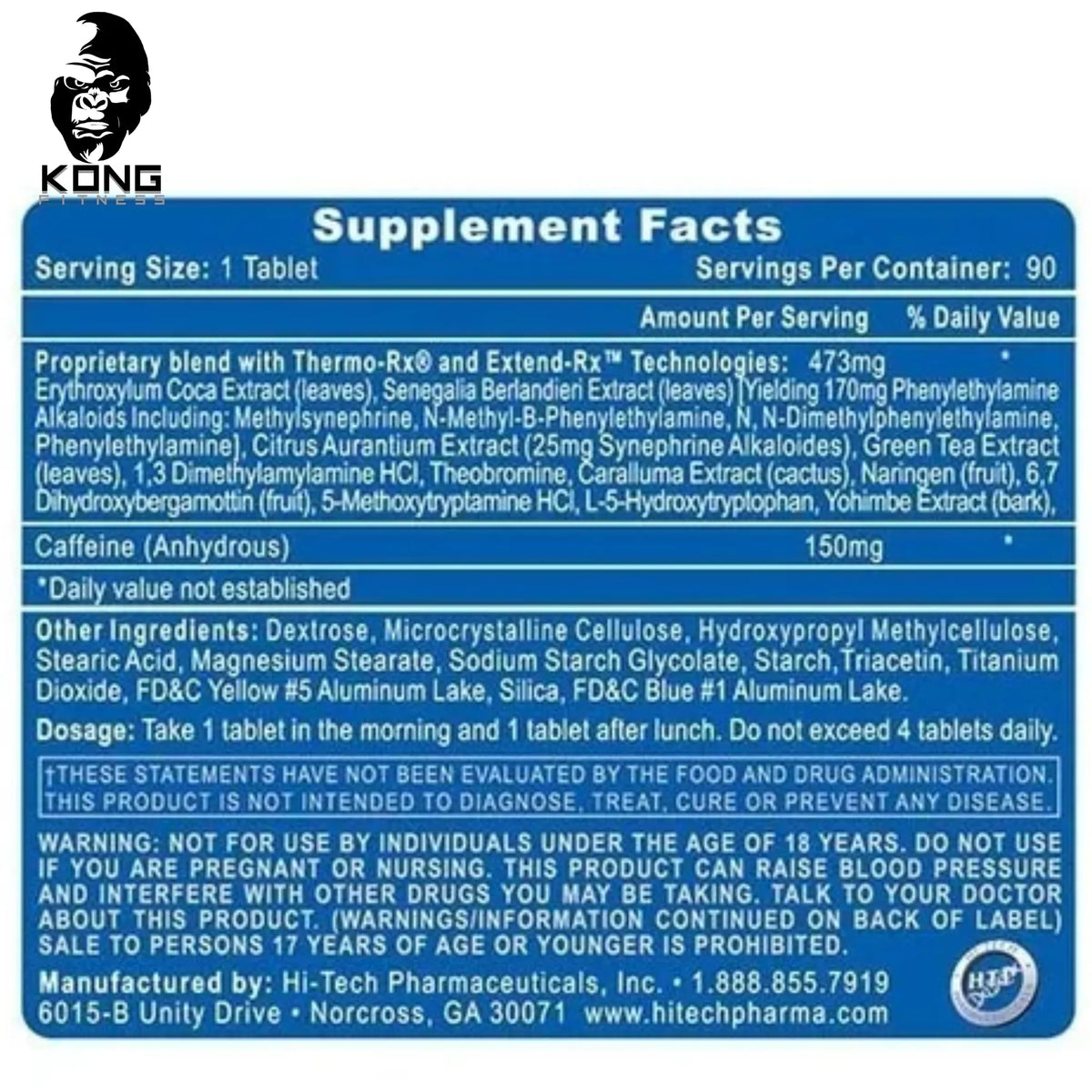 HTP LIPODRENE ELITE 90 TABS