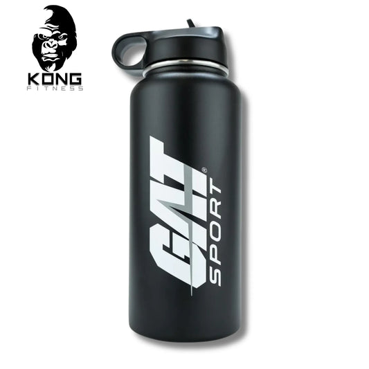 GA WATER BOTTLE GAT INSULATED STAINLESS STEEL 32 OZ BLACK