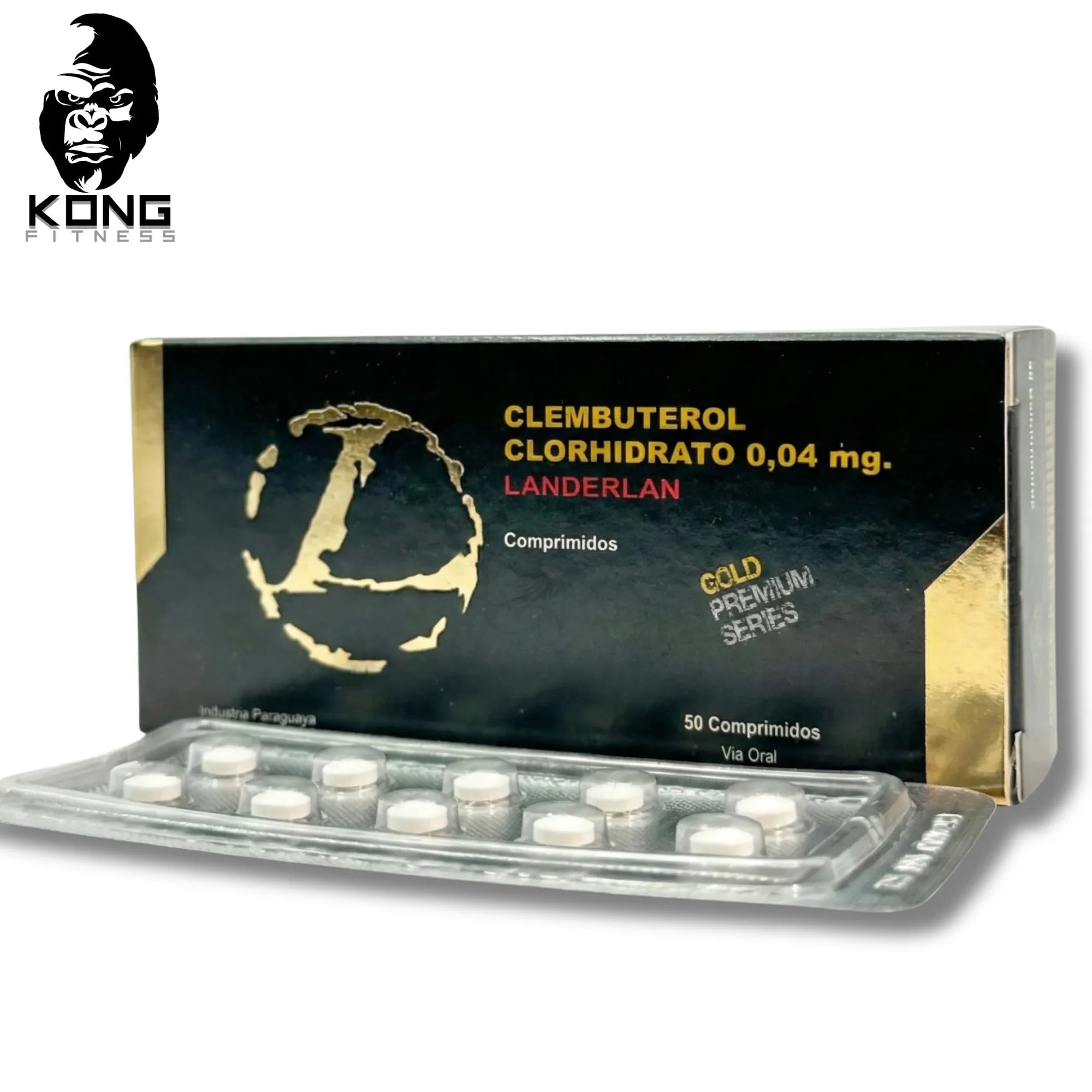 LANDERLAN GOLD CLEMBUTEROL CLORHIDRATO 0,04 MG X 50 COMPRIMIDOS (CLEMBUTEROL)