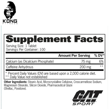 GA CAFFEINE 200MG 100 TABS