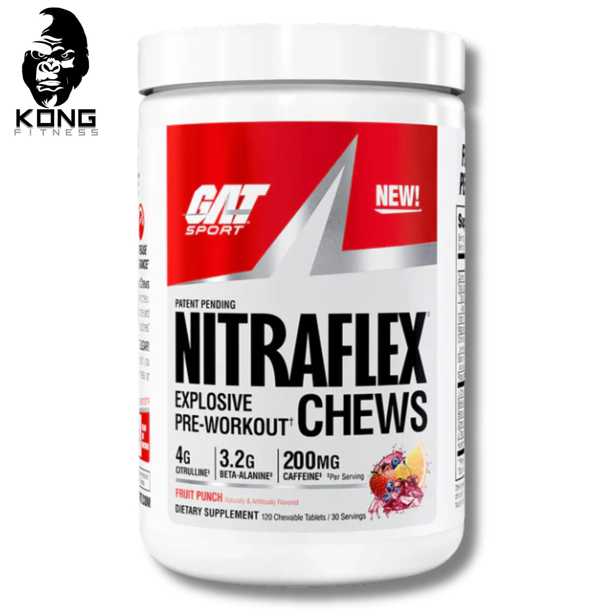 GA NITRAFLEX PRE WORKOUT CHEWS 30 SERV