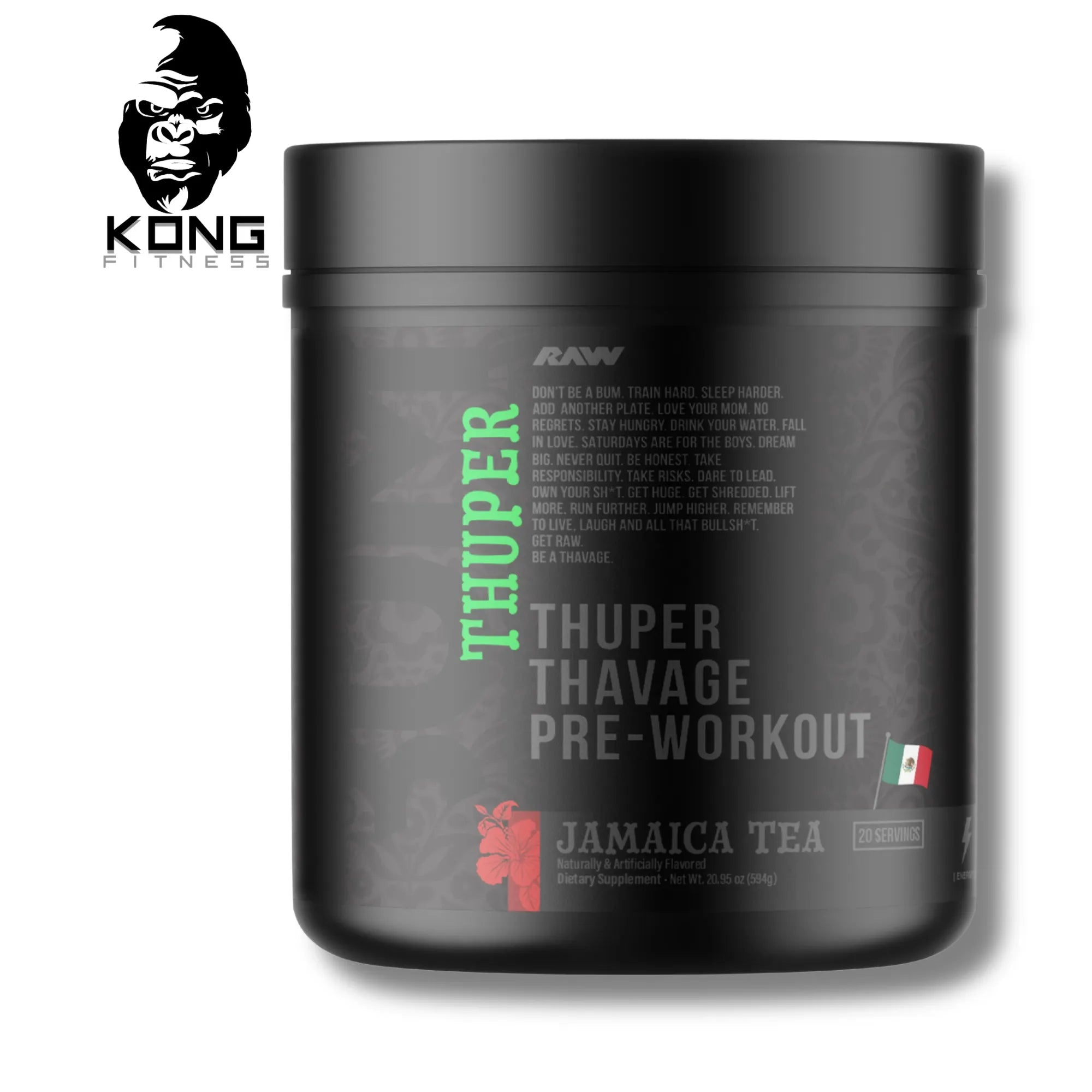 Thuper RAW THUPER THAVAGE PWO 20 SERV – KONG FITNESS