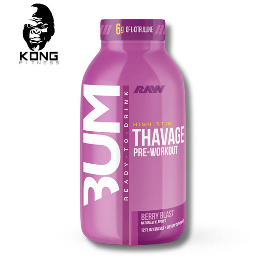 RAW BUM THAVAGE PRE BEBIDA