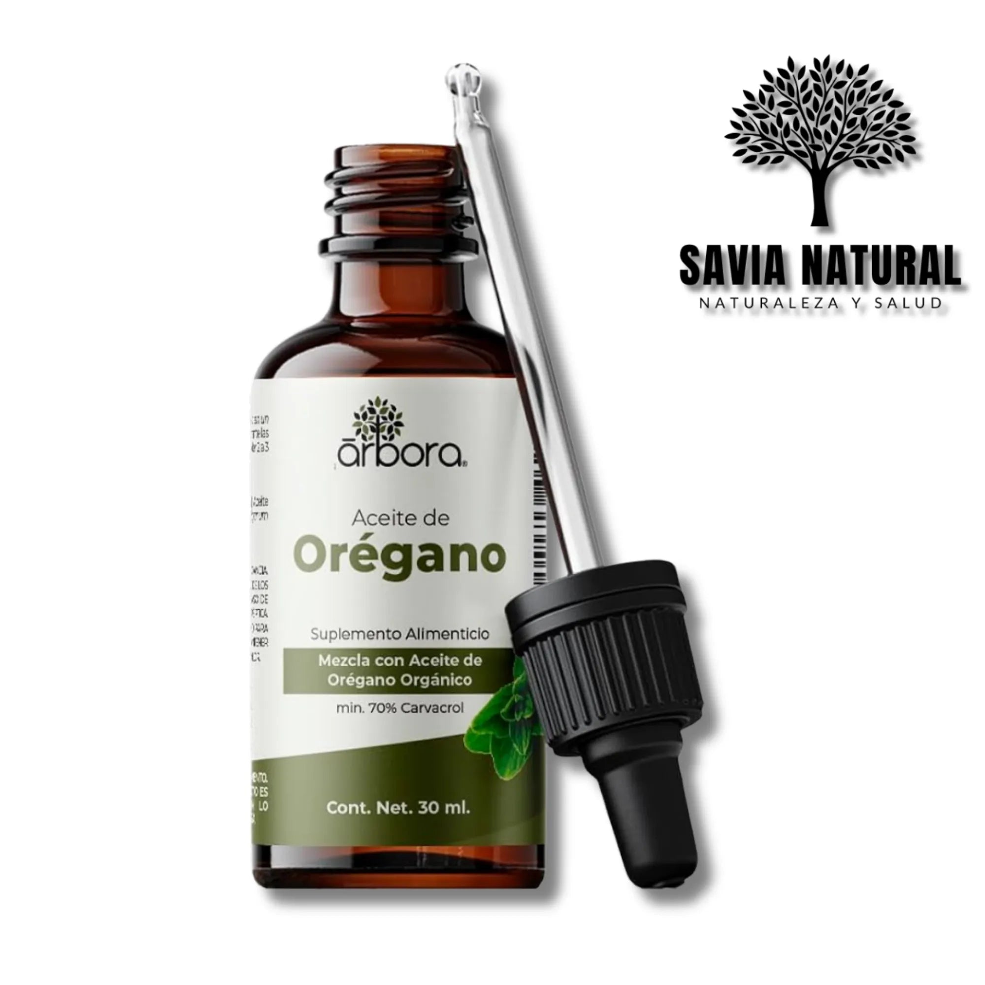 Aceite de Orégano 100% Puro – 30 ml | Potente Antiviral y Antibacteriano Natural