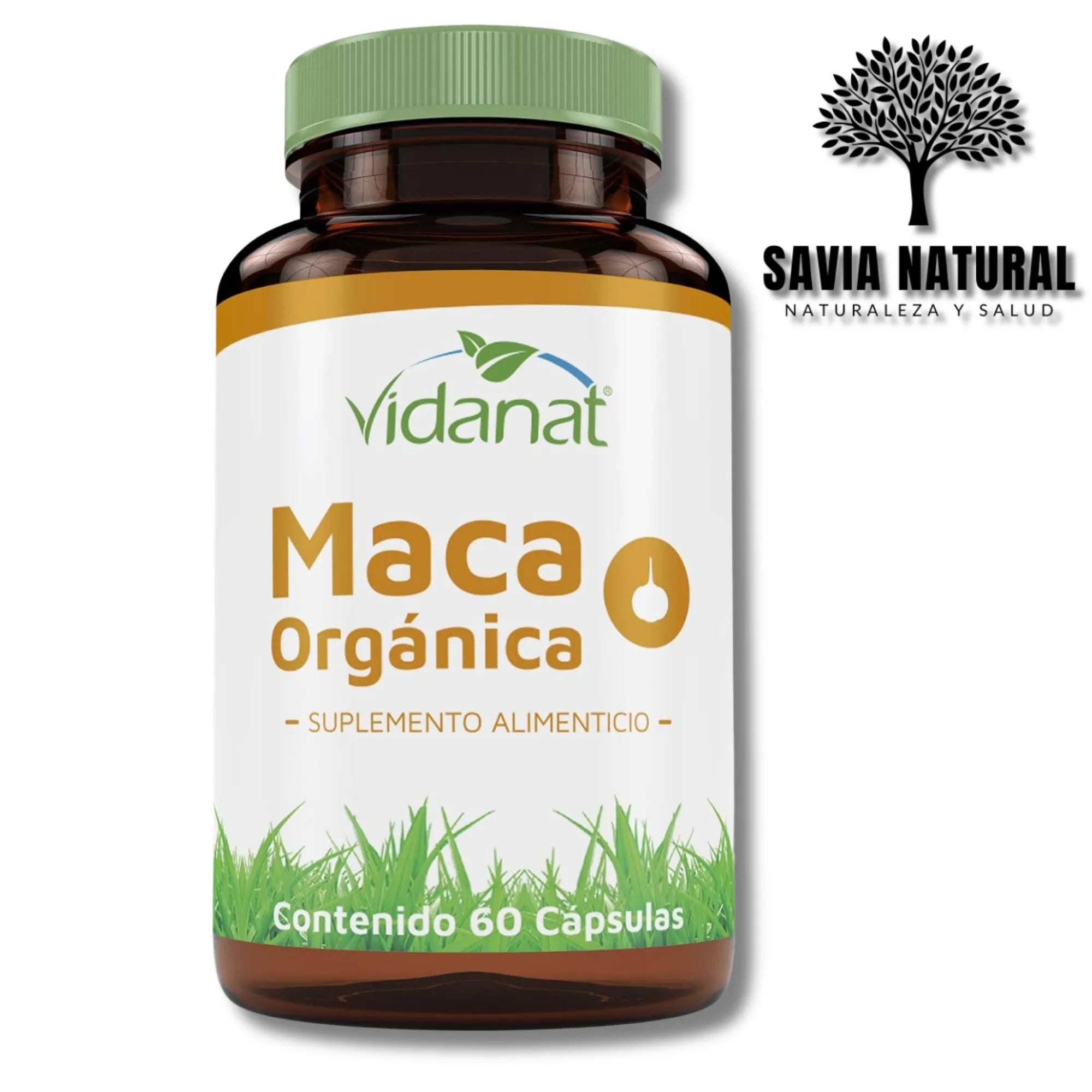 Maca en Cápsulas – 60 pzas | Energía, Vitalidad y Balance Hormonal