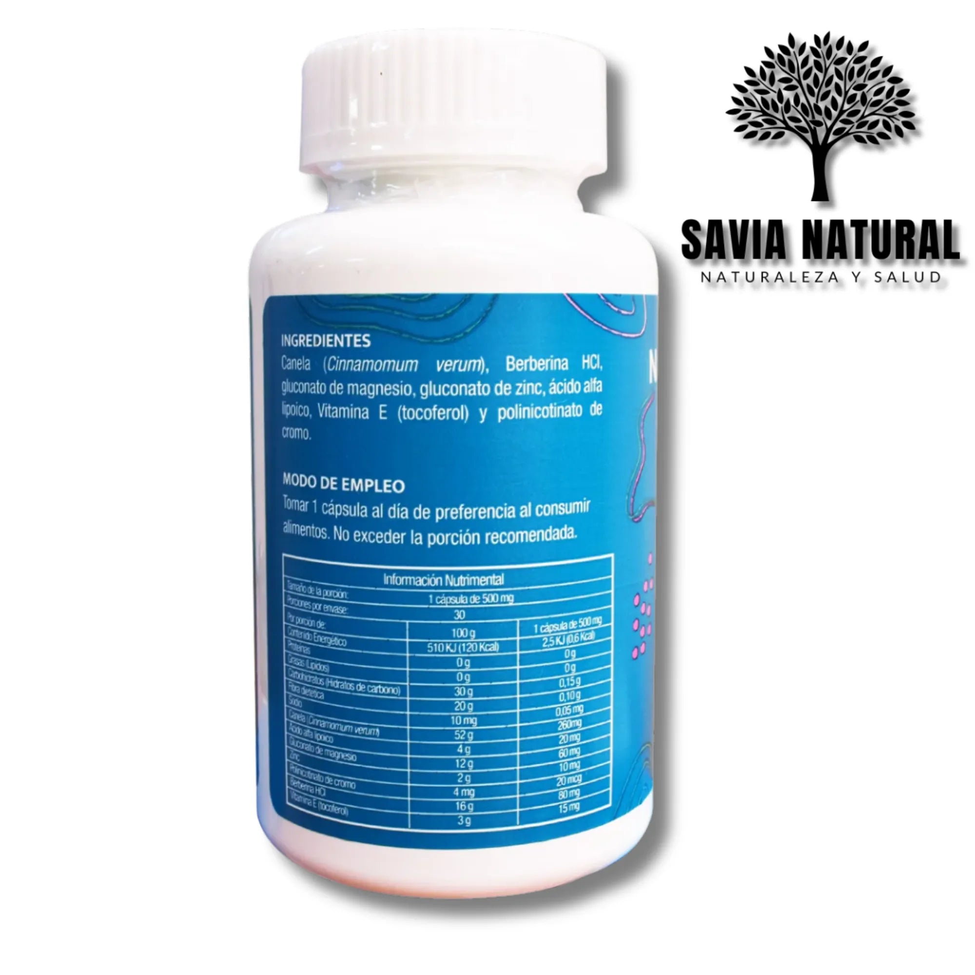 Berberina Complex – 30 Cápsulas | Apoyo Metabólico y Control de Glucosa