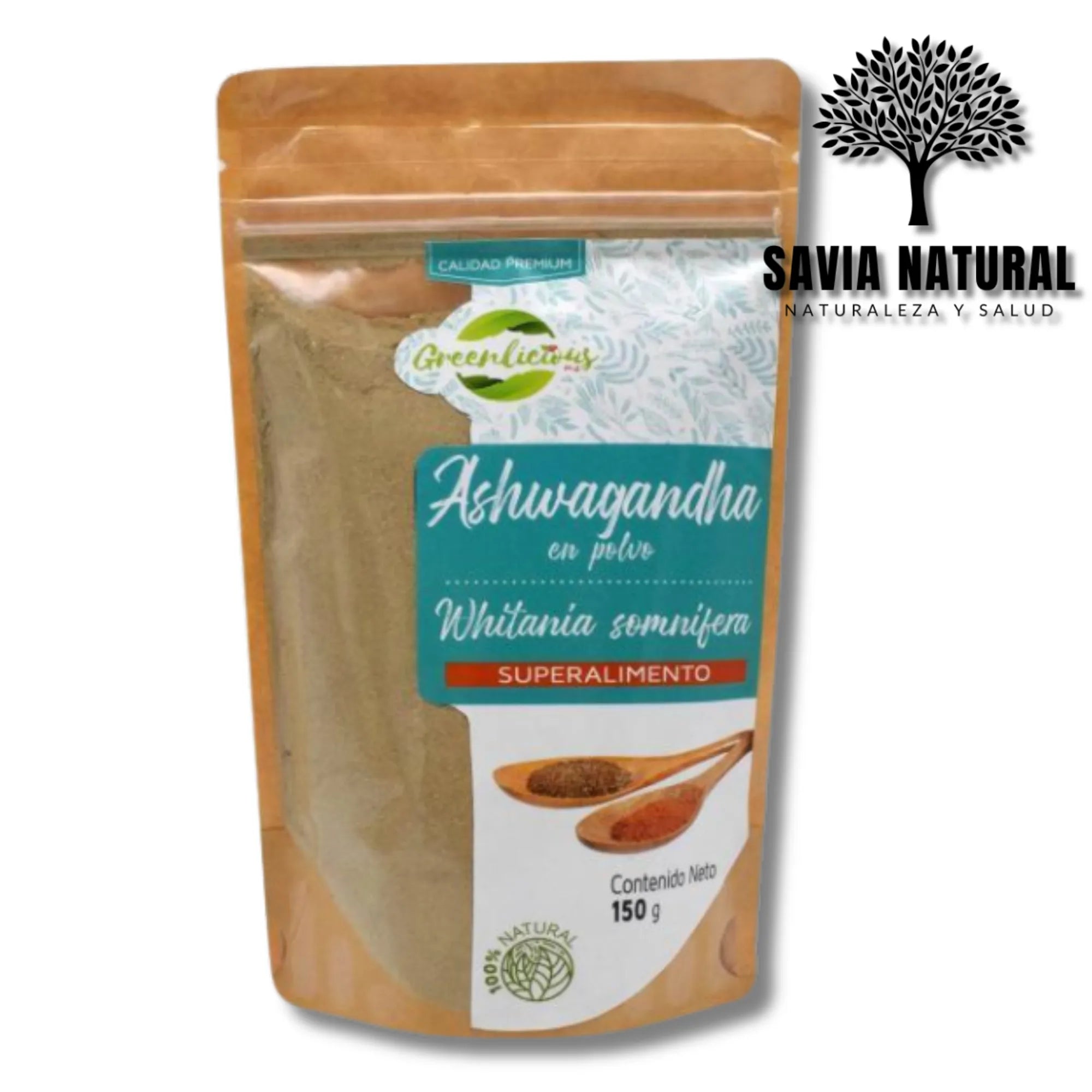 Ashwagandha en Polvo – 150 g | Adaptógeno Natural para Estrés y Energía