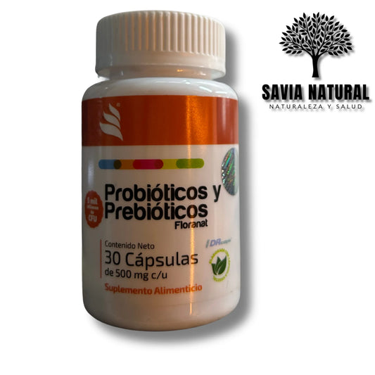 Probióticos + Prebióticos Sinérgicos – Microbiota Equilibrada, Digestión Ligera e Inmunidad Fuerte