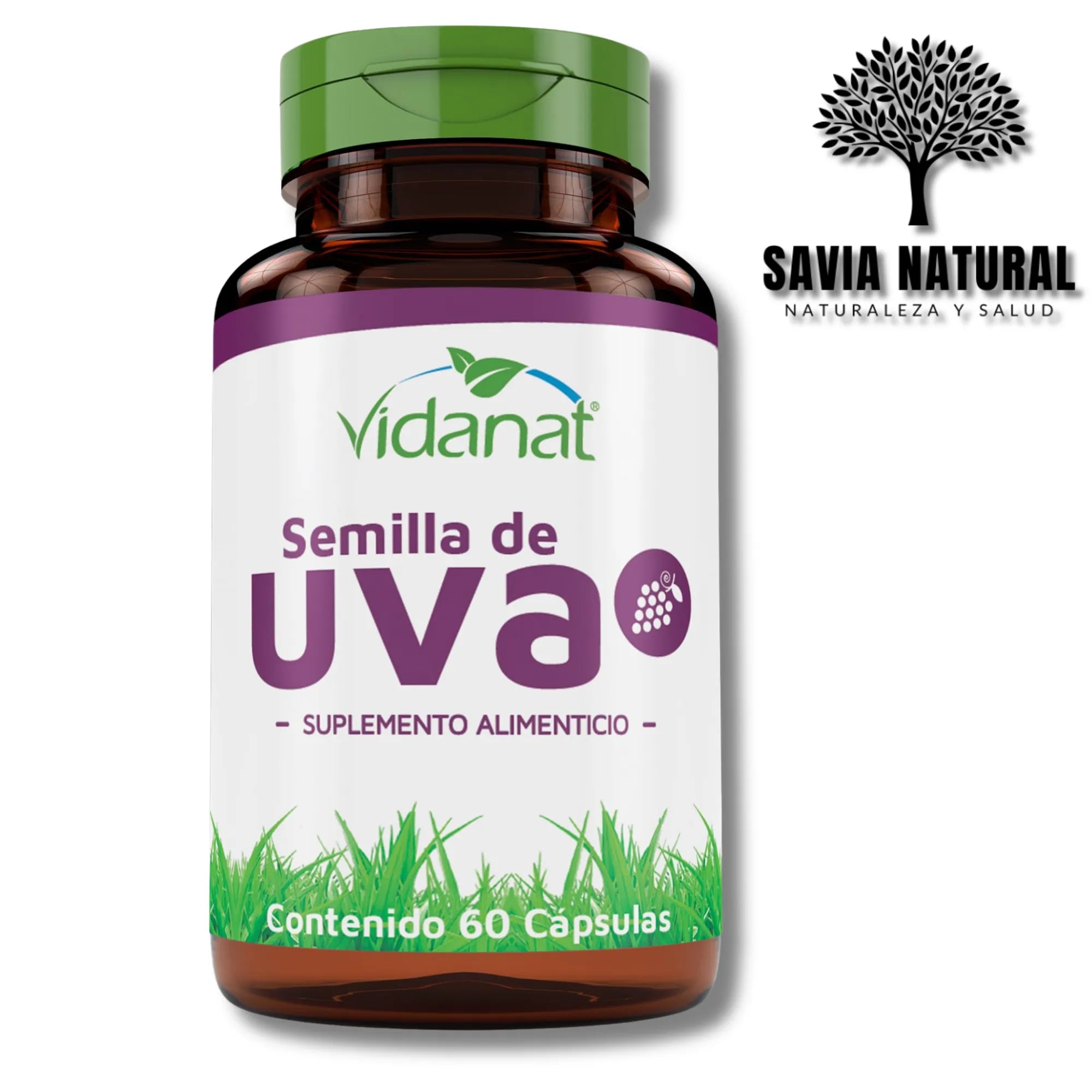 Semilla de Uva 60 cápsulas | Antioxidante natural y bienestar premium