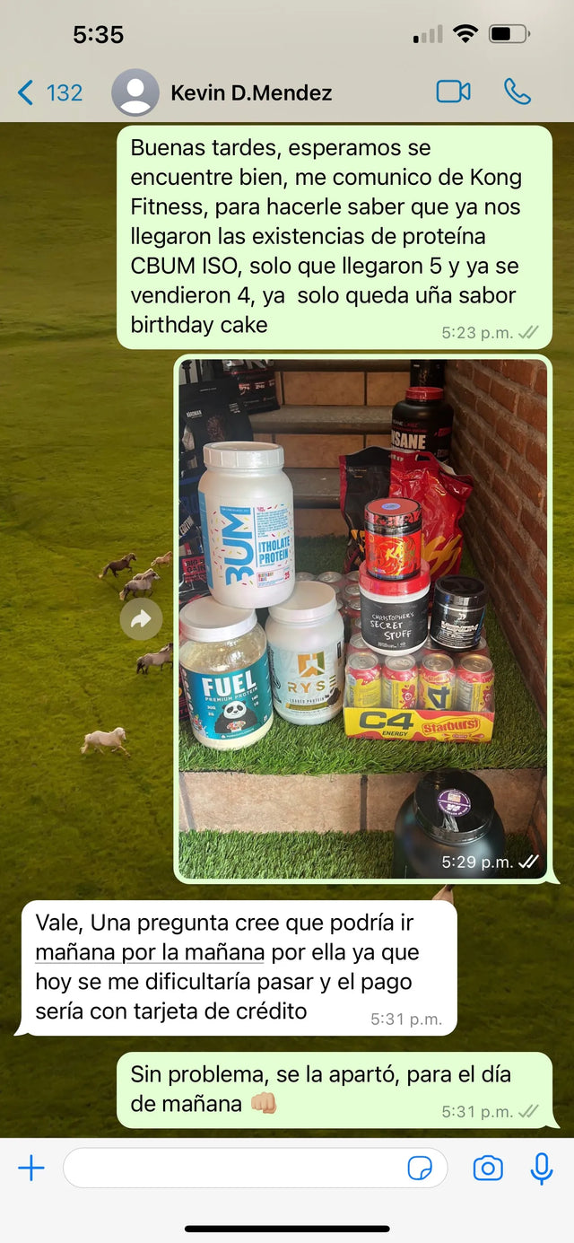 Reseña real de cliente Kong Fitness