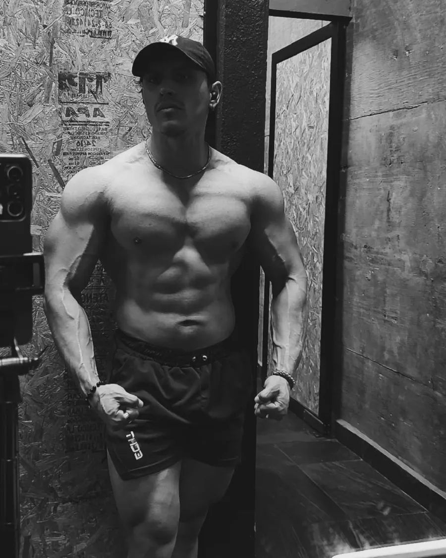 Max Rodríguez en el gimnasio